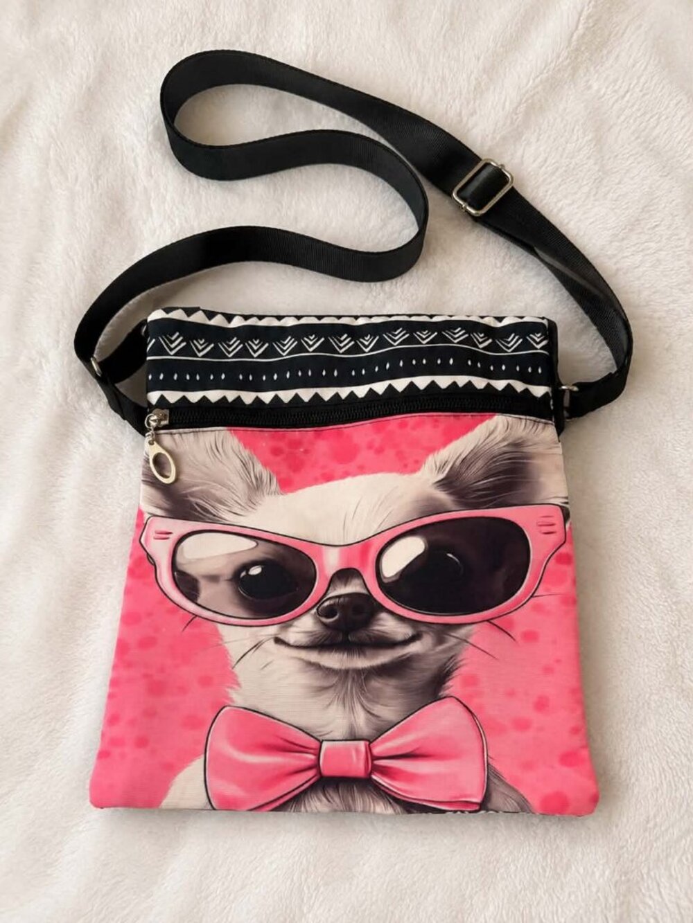 Fun pink crossbody bag